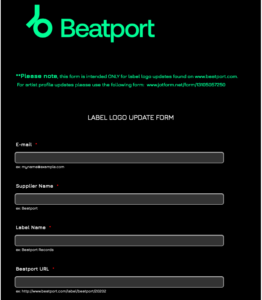 Beatport Form Label