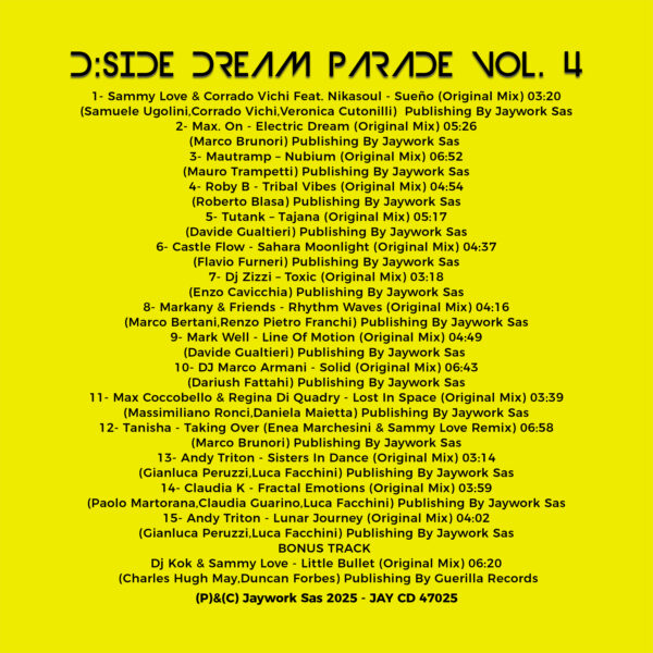 VV.AA. - D:SIDE Dream Parade Vol. 4 - immagine 2